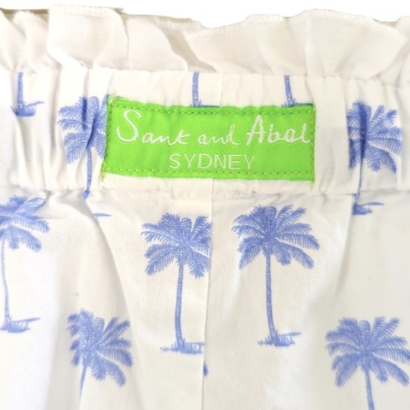 Sant and Abel Blue Palm Tree Boxer Shorts | Medium - Picture 7 of 10